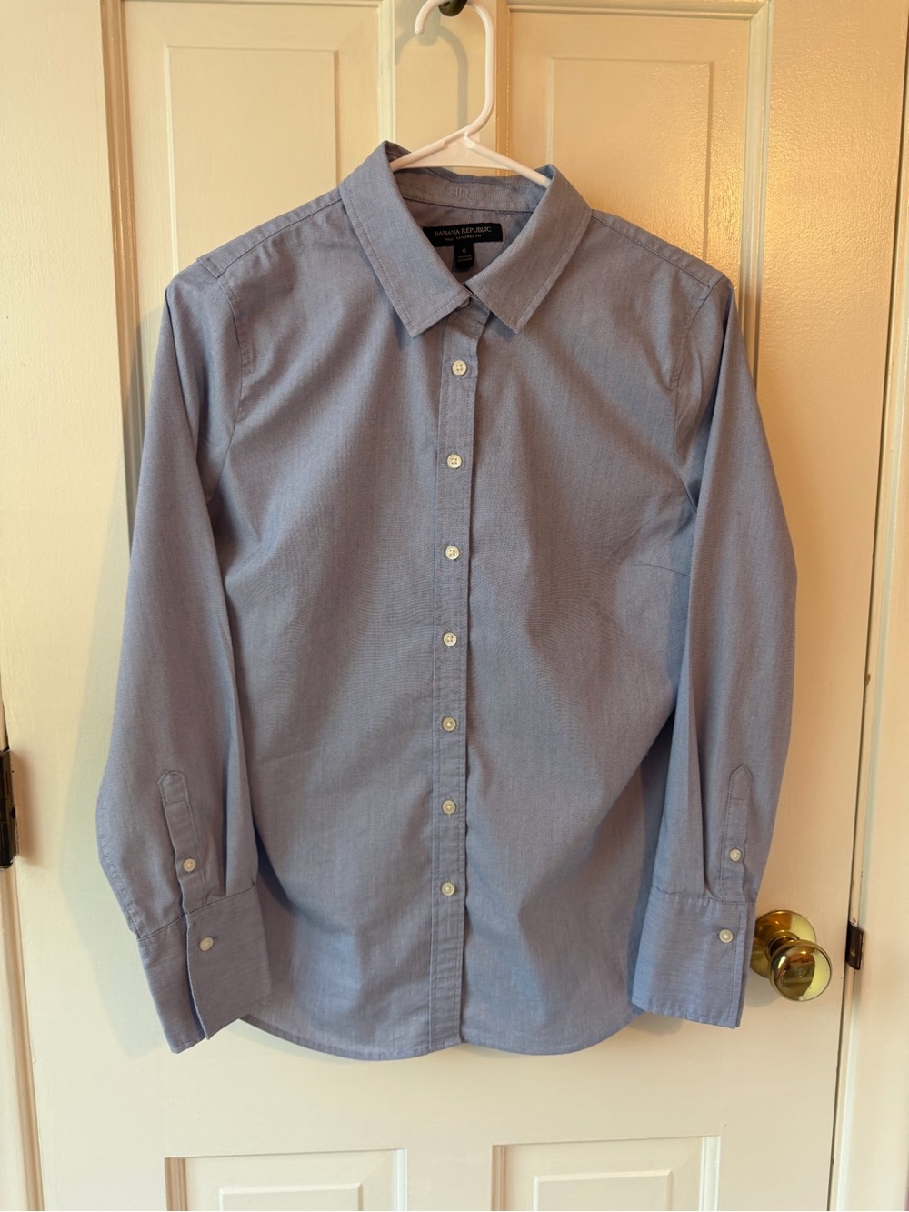 Banana Republic Ladies’ Light Blue Button-Down Shirt